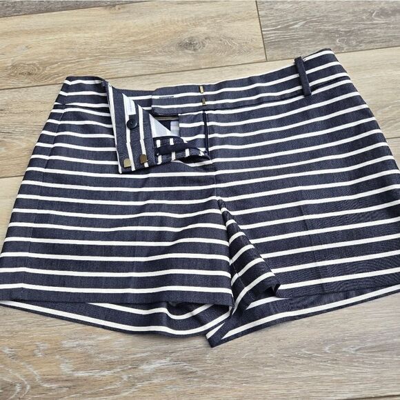New  LOFT The Riviera Short striped shorts navy white nwt size 4 shorts - Picture 11 of 12